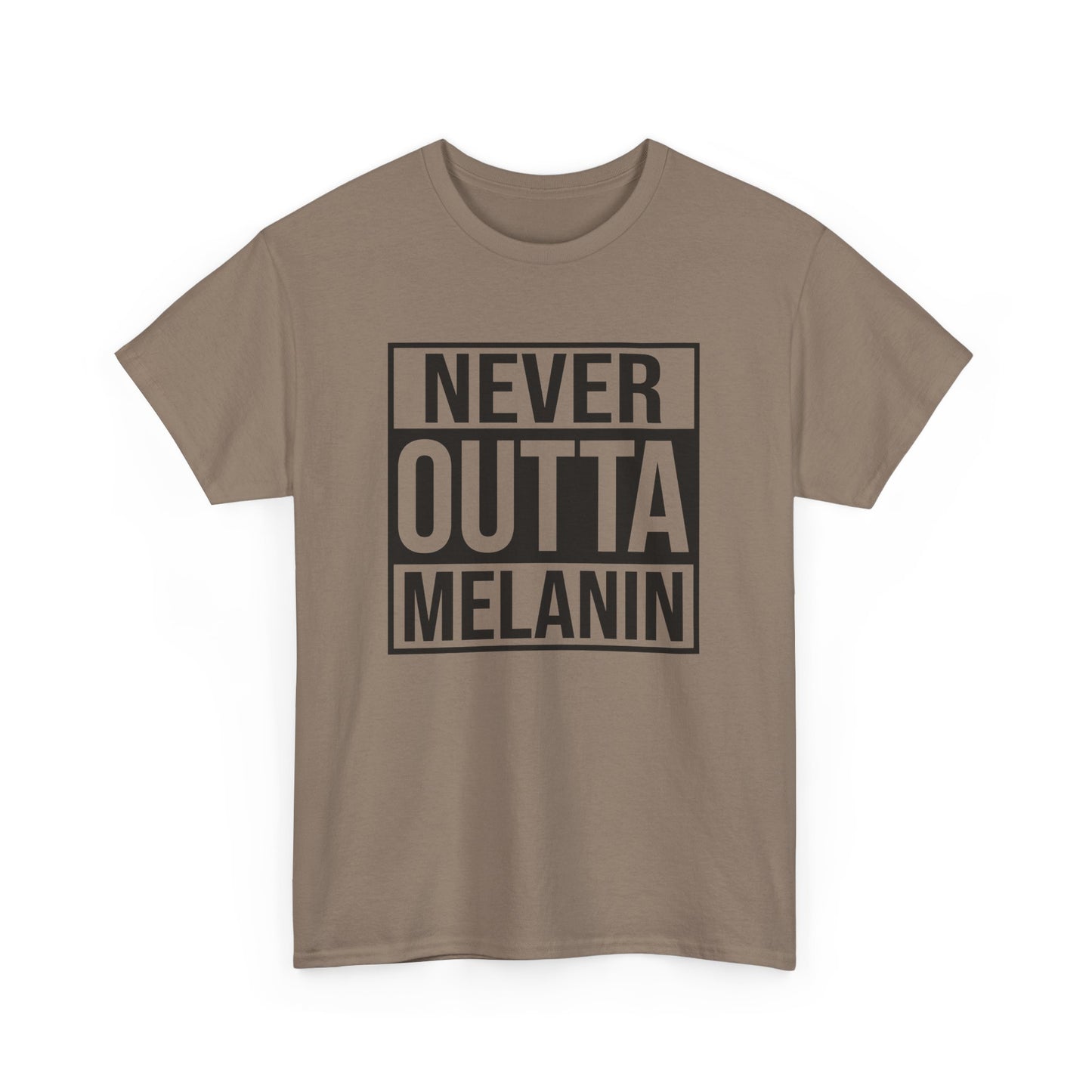 BADED - Never Outta Melanin | Unisex Heavy Cotton Tee