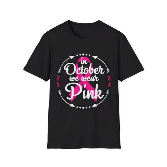 BCA In October We Wear Pink Circle | Softstyle T-Shirt