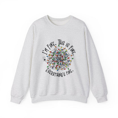 CMS - I'm Fine...Totally Fine | Heavy Blend™ Crewneck Sweatshirt