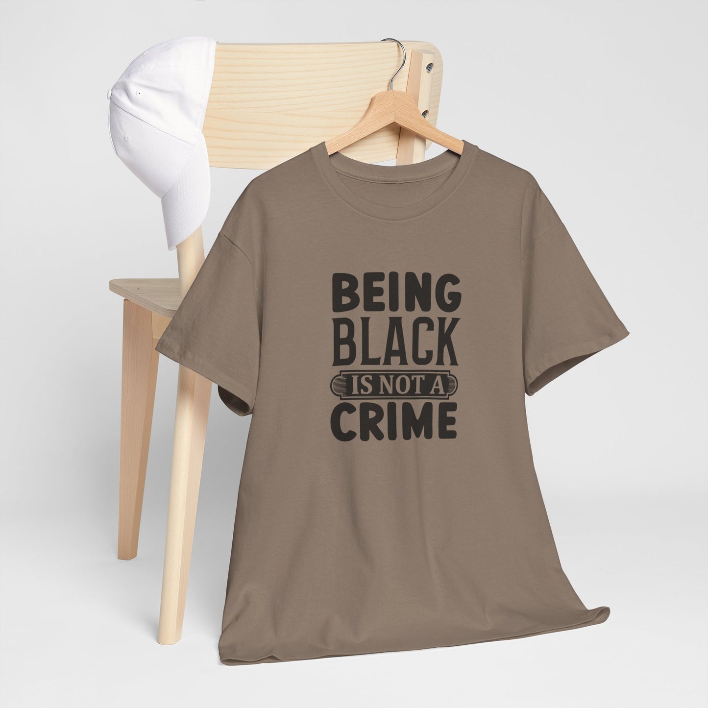 BADED - Being Black Is Not A Crime | Unisex Heavy Cotton Tee