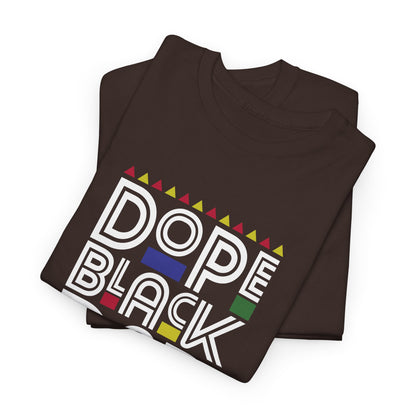 BADED - Dope Black Dad | Unisex Heavy Cotton Tee