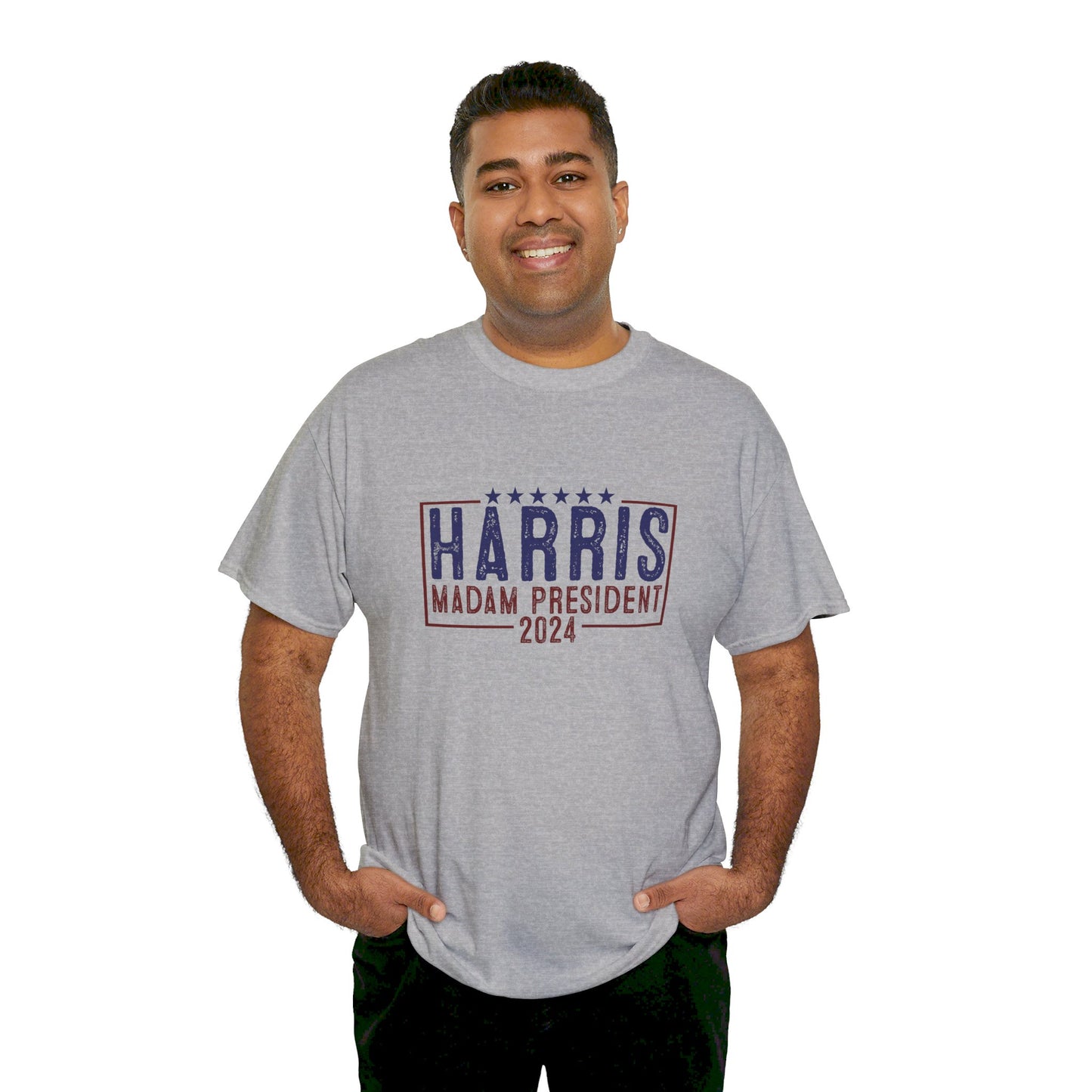 HW24 - Kamala Harris Madam President 2024 | Unisex Heavy Cotton Tee