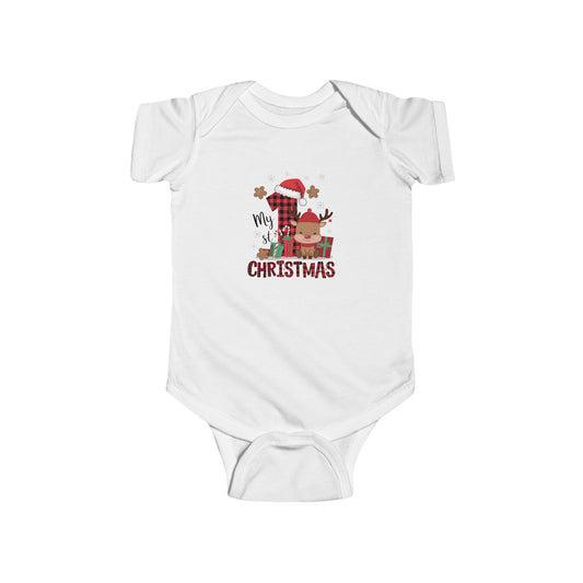 CMS - My 1st Christmas Reindeer | Infant Fine Jersey Bodysuit