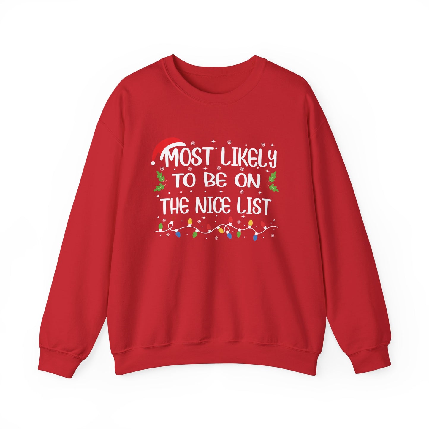 CMS - Most Likely To...Nice List | Unisex Heavy Blend™ Crewneck Sweatshirt