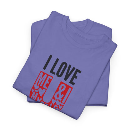 AVL - I Love U/Me, Myself and I | Unisex Heavy Cotton Tee