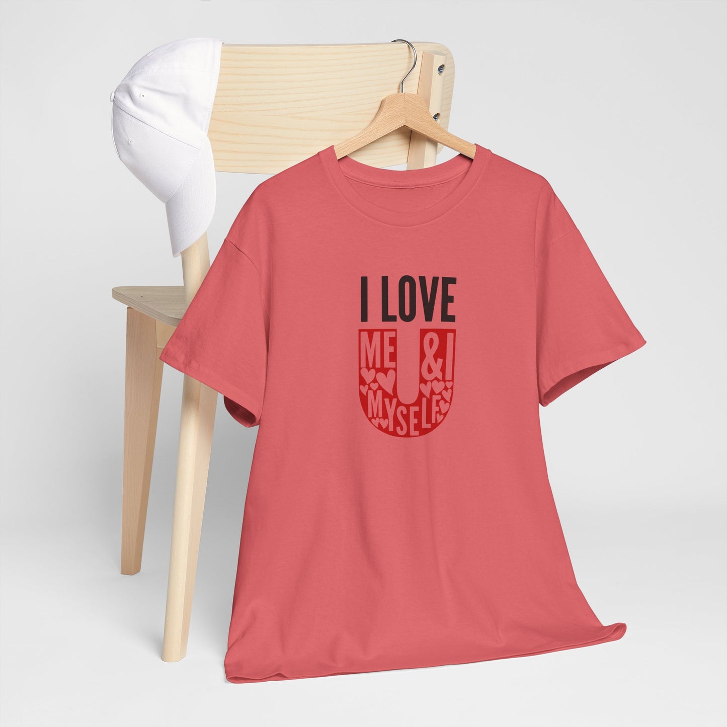 AVL - I Love U/Me, Myself and I | Unisex Heavy Cotton Tee