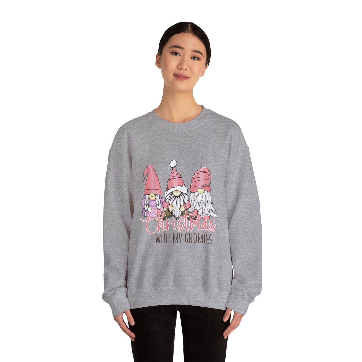 CMS - Christmas With My Gnomies | Heavy Blend™ Crewneck Sweatshirt