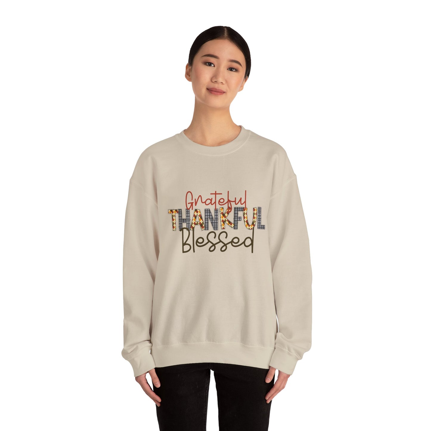 TGV - Grateful, Thankful, Blessed | Unisex Heavy Blend™ Crewneck Sweatshirt