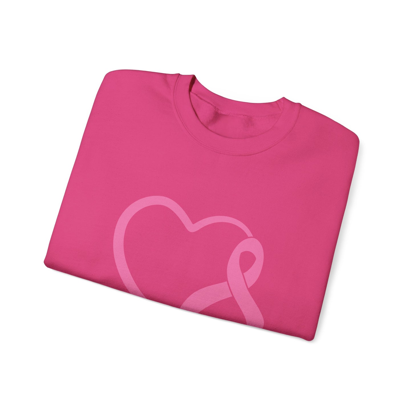 BCA - Pink Ribbon Heart | Unisex Heavy Blend™ Crewneck Sweatshirt