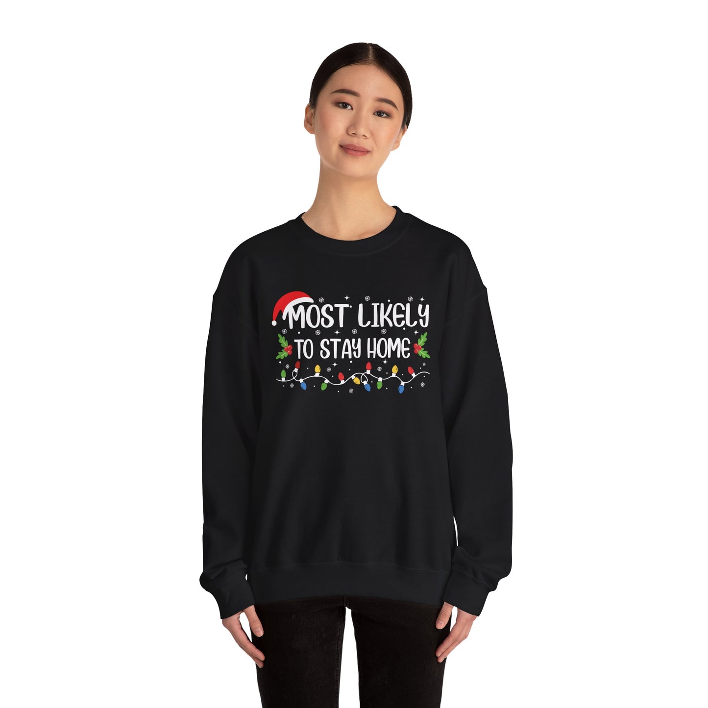 CMS - Most Likely To...Stay Home | Heavy Blend™ Crewneck Sweatshirt