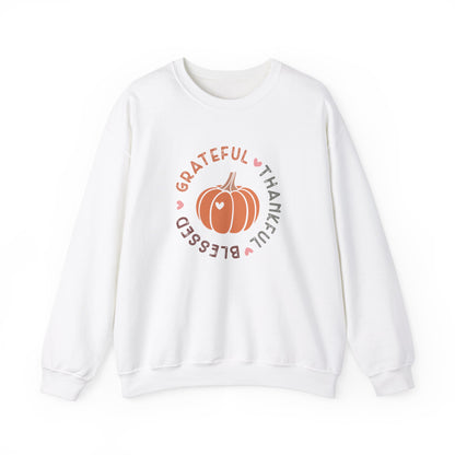 TGV - Grateful, Thankful, Blessed Circle | Unisex Heavy Blend™ Crewneck Sweatshirt