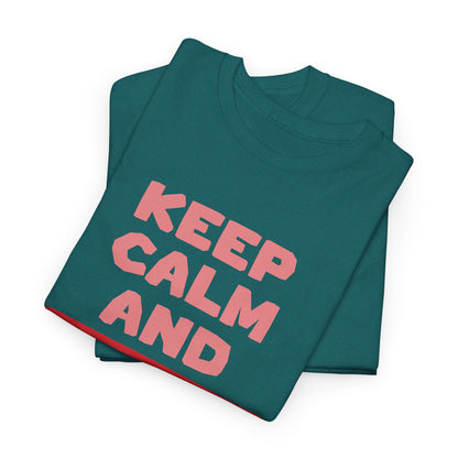 GME- Keep Calm And Game On | Unisex Heavy Cotton Tee