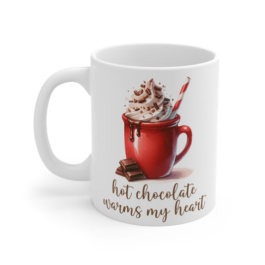 CHC - Hot Chocolate Warms My Heart | Mug 11oz