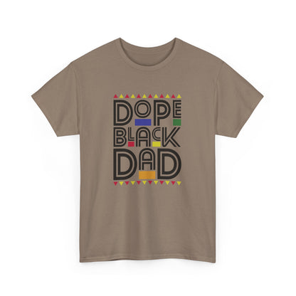 BADED - Dope Black Dad | Unisex Heavy Cotton Tee