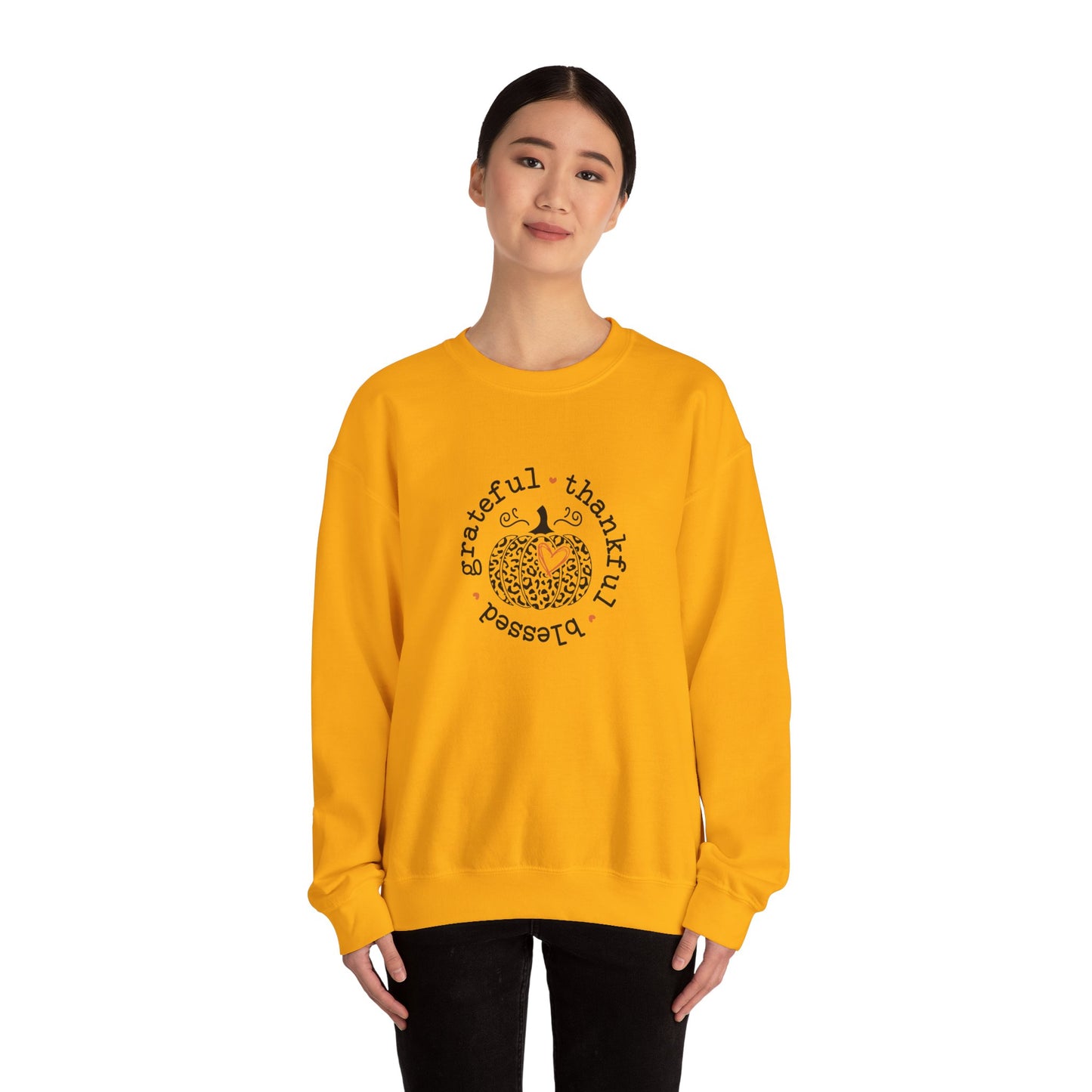 TGV - Thankful, Grateful, Blessed Circle | Unisex Heavy Blend™ Crewneck Sweatshirt