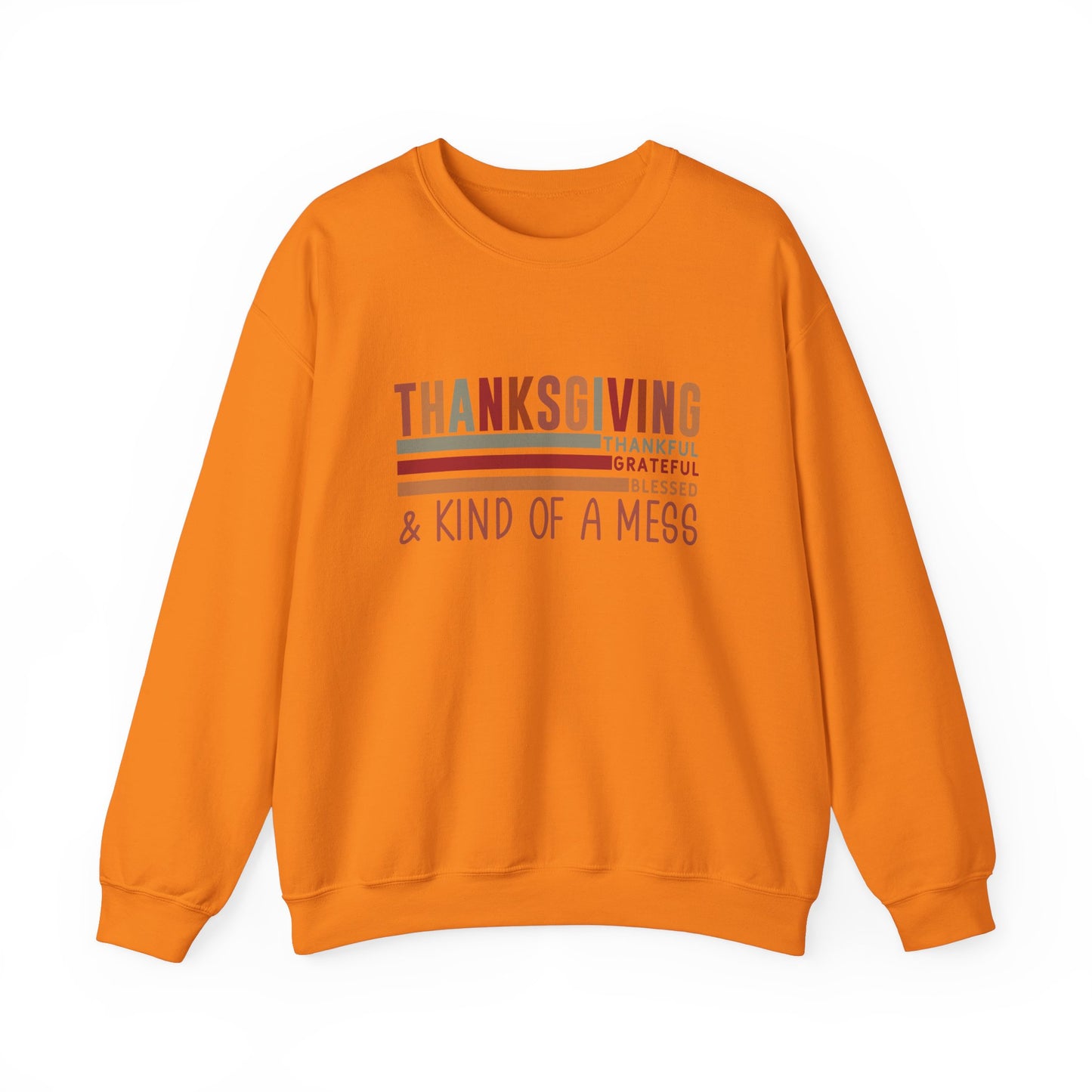 THK - Thanksgiving...Kind of A Mess | Unisex Heavy Blend™ Crewneck Sweatshirt