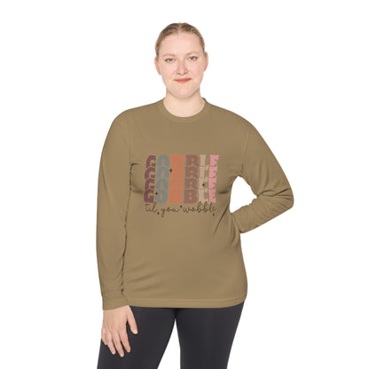 TGV - Gobble, Gobble, Gobble Til You Wobble | Active Lightweight Long Sleeve Tee