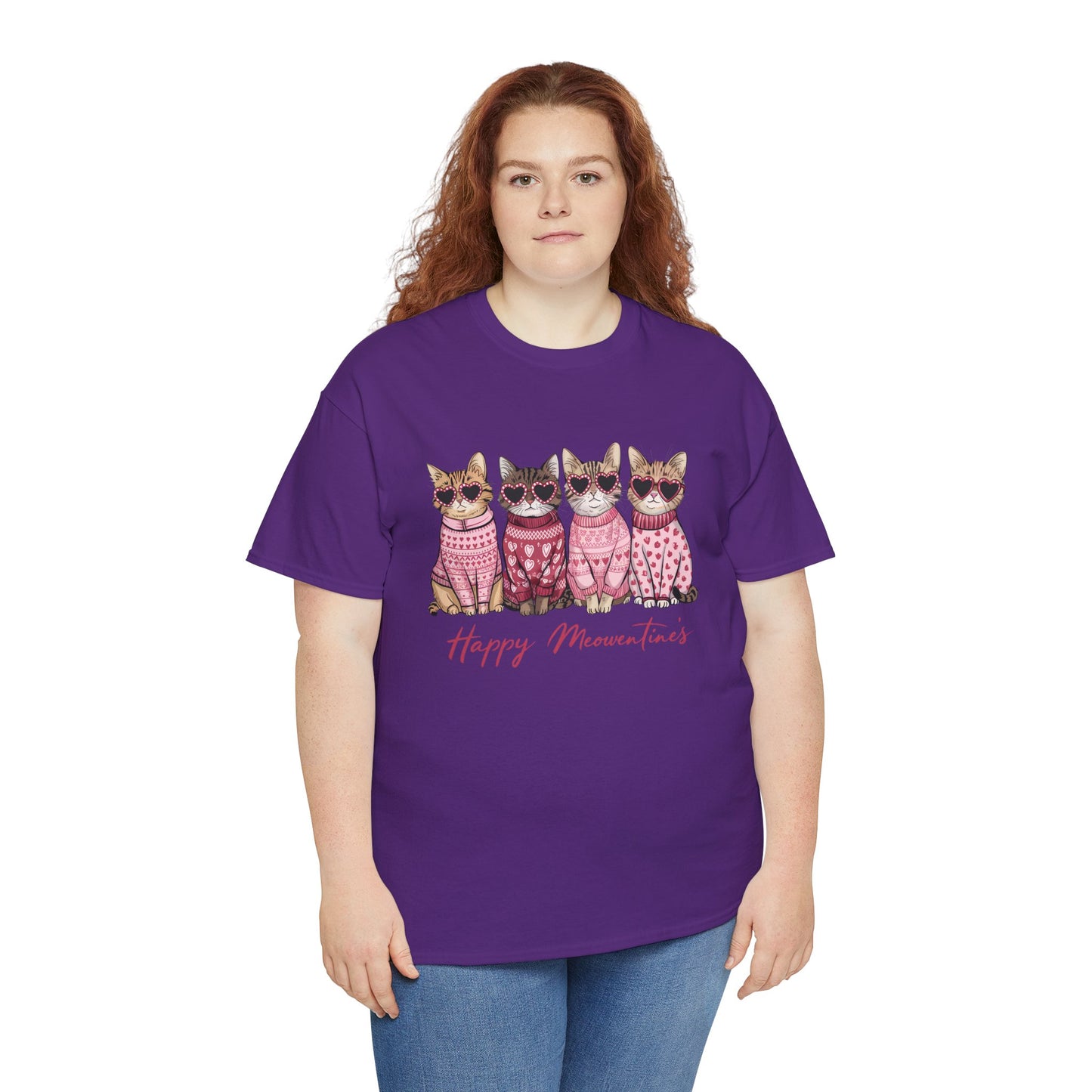 VLD - Happy Meowentine's | Unisex Heavy Cotton Tee