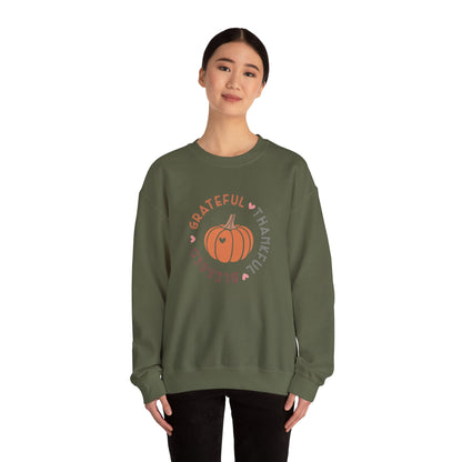 TGV - Grateful, Thankful, Blessed Circle | Unisex Heavy Blend™ Crewneck Sweatshirt