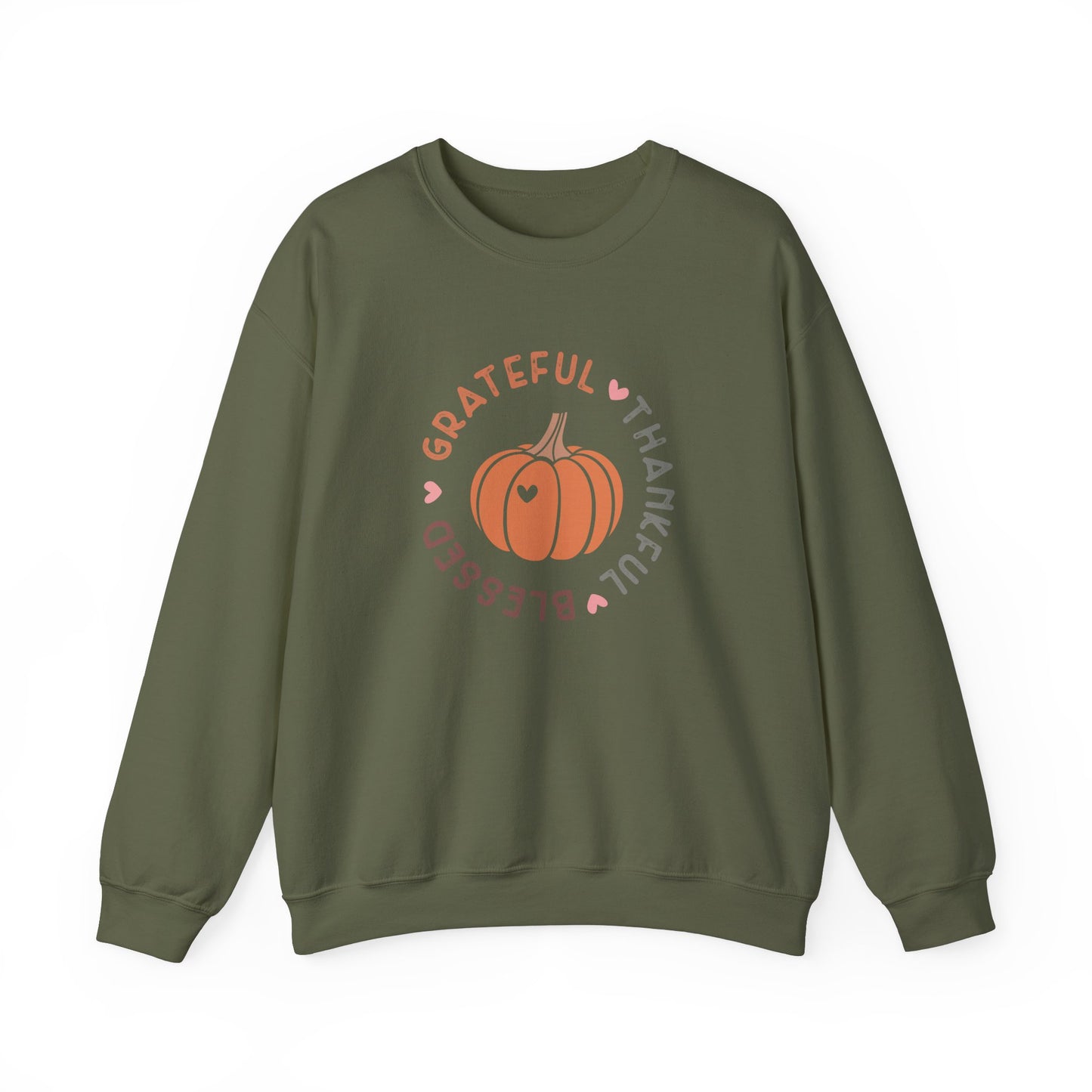 TGV - Grateful, Thankful, Blessed Circle | Unisex Heavy Blend™ Crewneck Sweatshirt