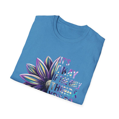 "It’s Okay If All You Did Today Was Breathe" Unisex Comfort Tee – Suicide Awareness Month Shirt