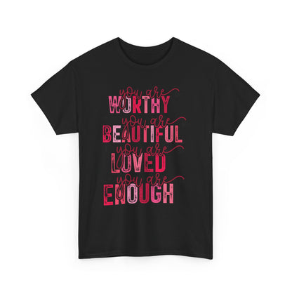 VLD - You Are Worthy... | Unisex Heavy Cotton Tee