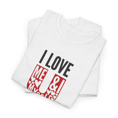 AVL - I Love U/Me, Myself and I | Unisex Heavy Cotton Tee