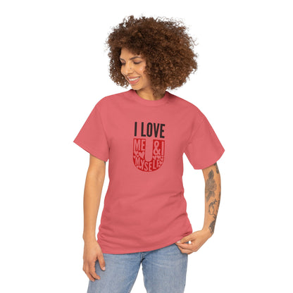 AVL - I Love U/Me, Myself and I | Unisex Heavy Cotton Tee