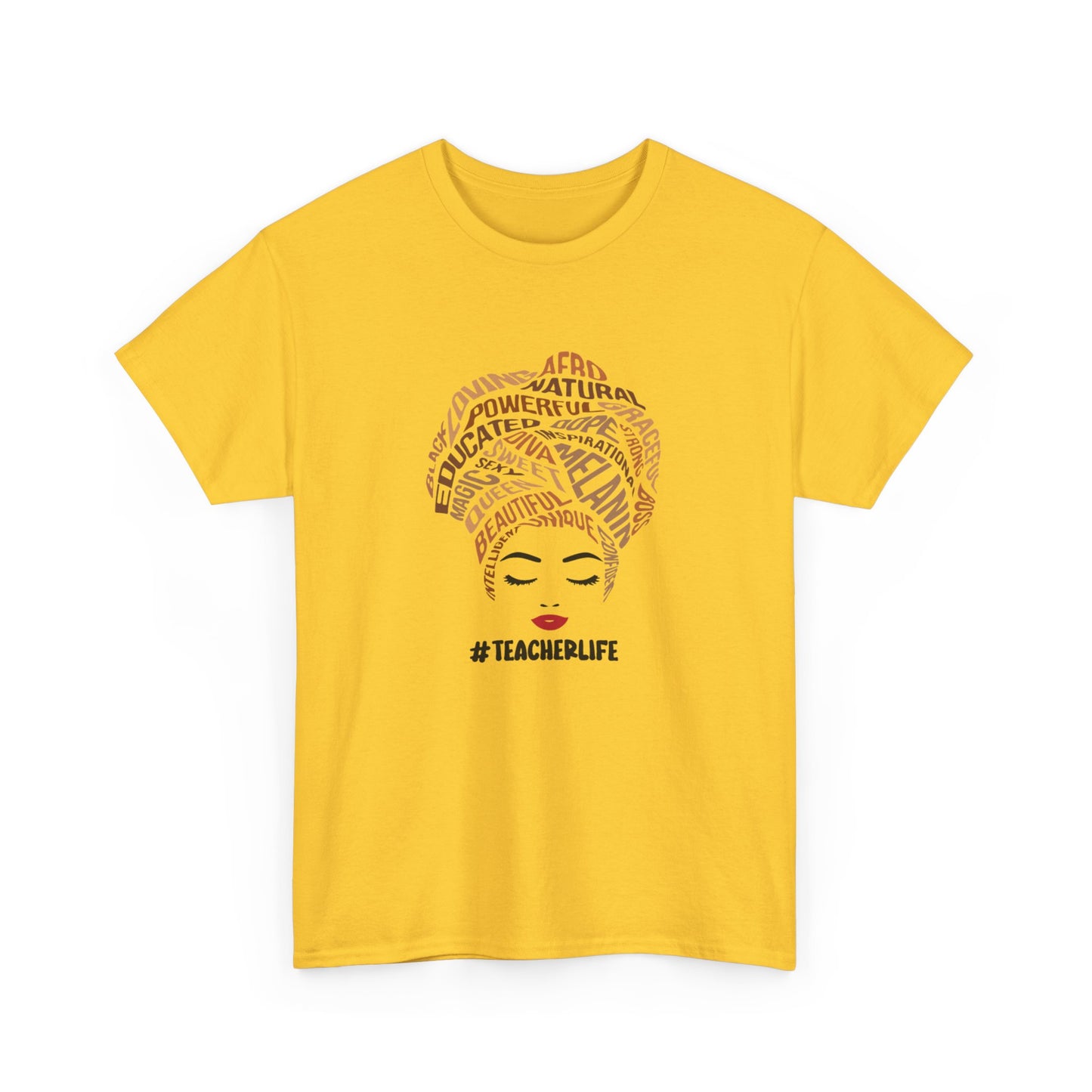 BADED - Melanin Affirmations #TeacherLife | Unisex Heavy Cotton Tee