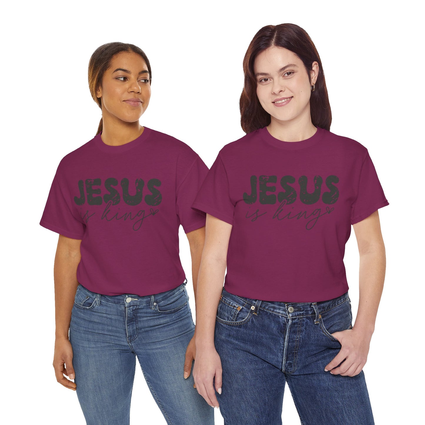 CHW - Jesus Is King | Unisex Heavy Cotton Tee