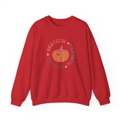 TGV - Grateful, Thankful, Blessed Circle | Unisex Heavy Blend™ Crewneck Sweatshirt