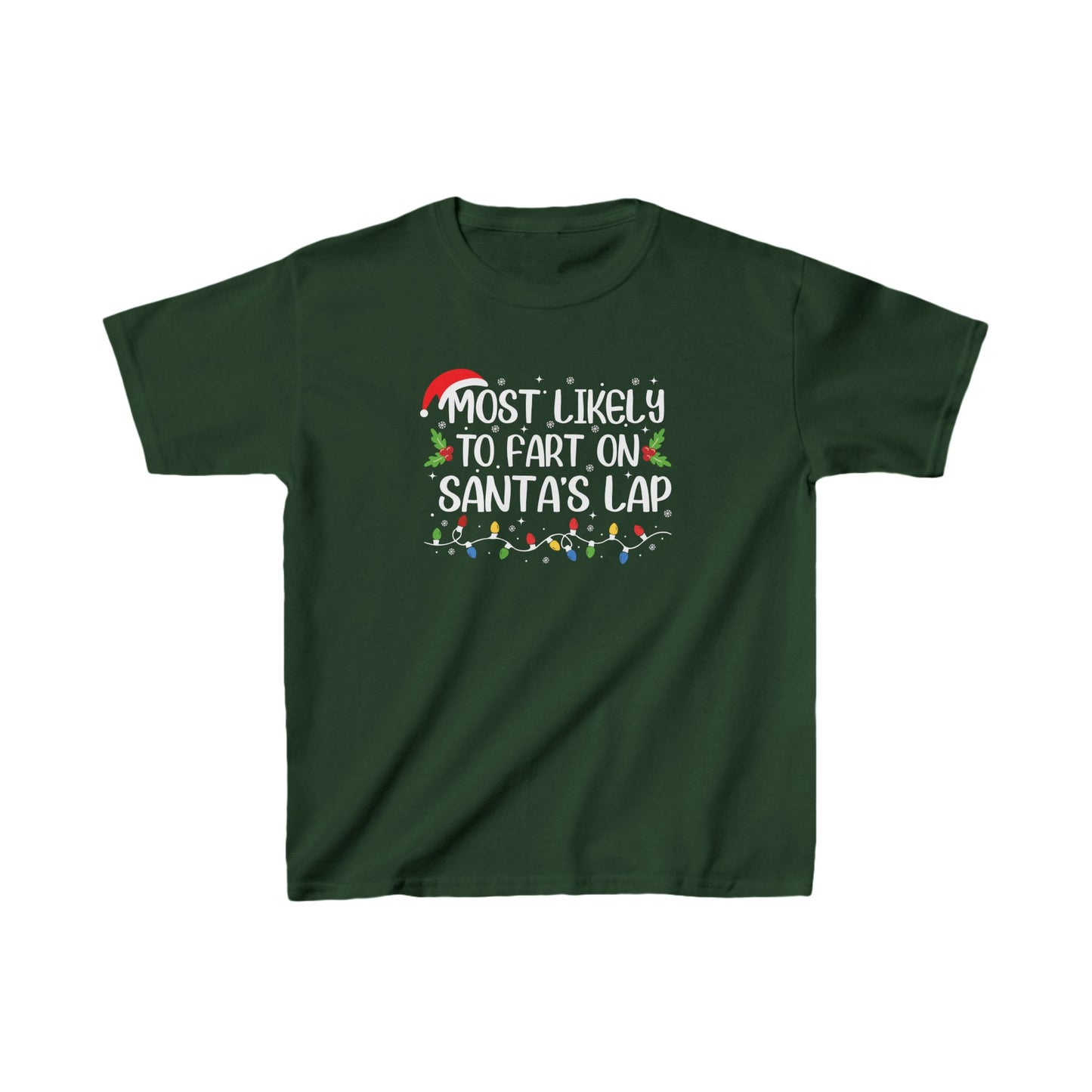 CMS - Most Likely To...On Santa's Lap | Kids Heavy Cotton™ Tee