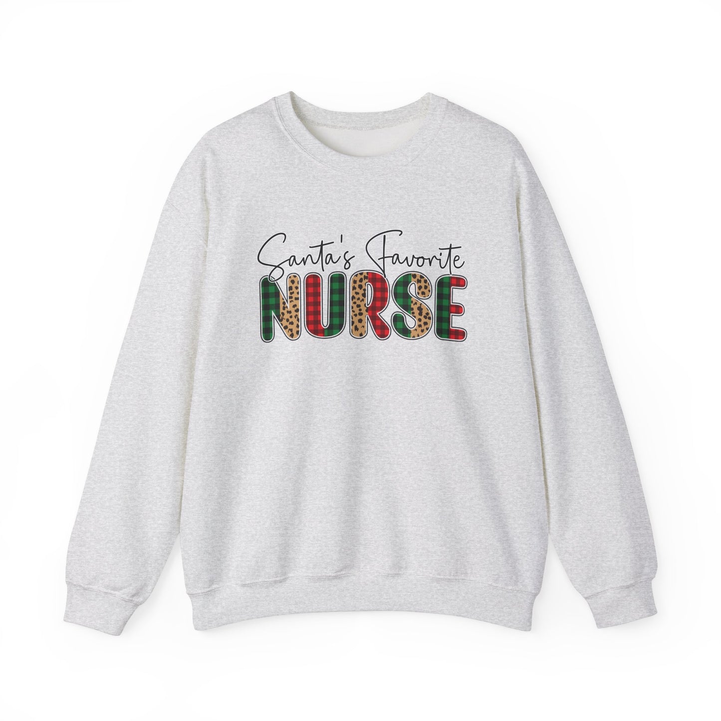 CMS - Santa's Favorite Nurse | Heavy Blend™ Crewneck Sweatshirt