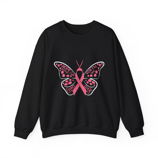 BCA - Pink Butterfly | Unisex Heavy Blend™ Crewneck Sweatshirt