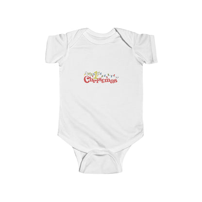 CMS - My 1st Christmas Lights | Infant Fine Jersey Bodysuit