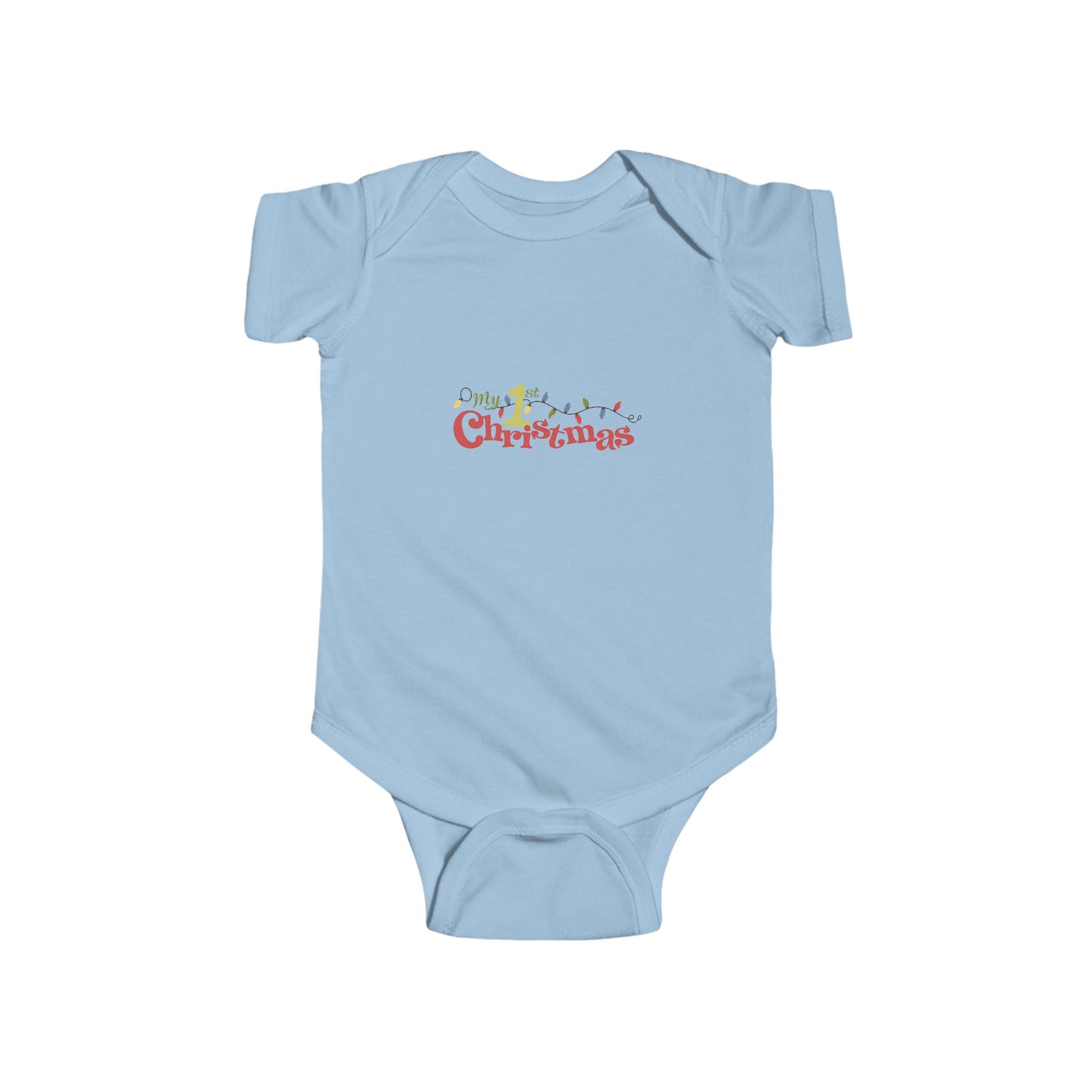 CMS - My 1st Christmas Lights | Infant Fine Jersey Bodysuit