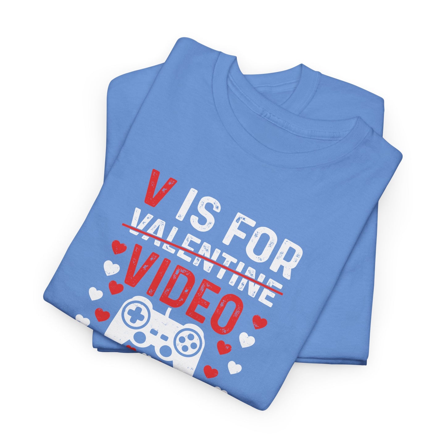 AVL - V Is For Video Games (Style 2) | Unisex Heavy Cotton Tee