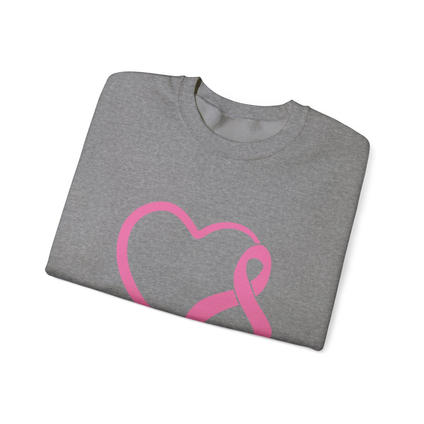 BCA - Pink Ribbon Heart | Unisex Heavy Blend™ Crewneck Sweatshirt