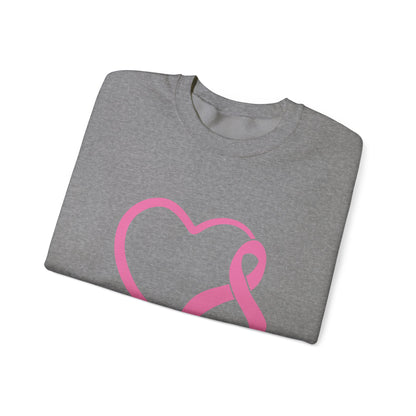 BCA - Pink Ribbon Heart | Unisex Heavy Blend™ Crewneck Sweatshirt