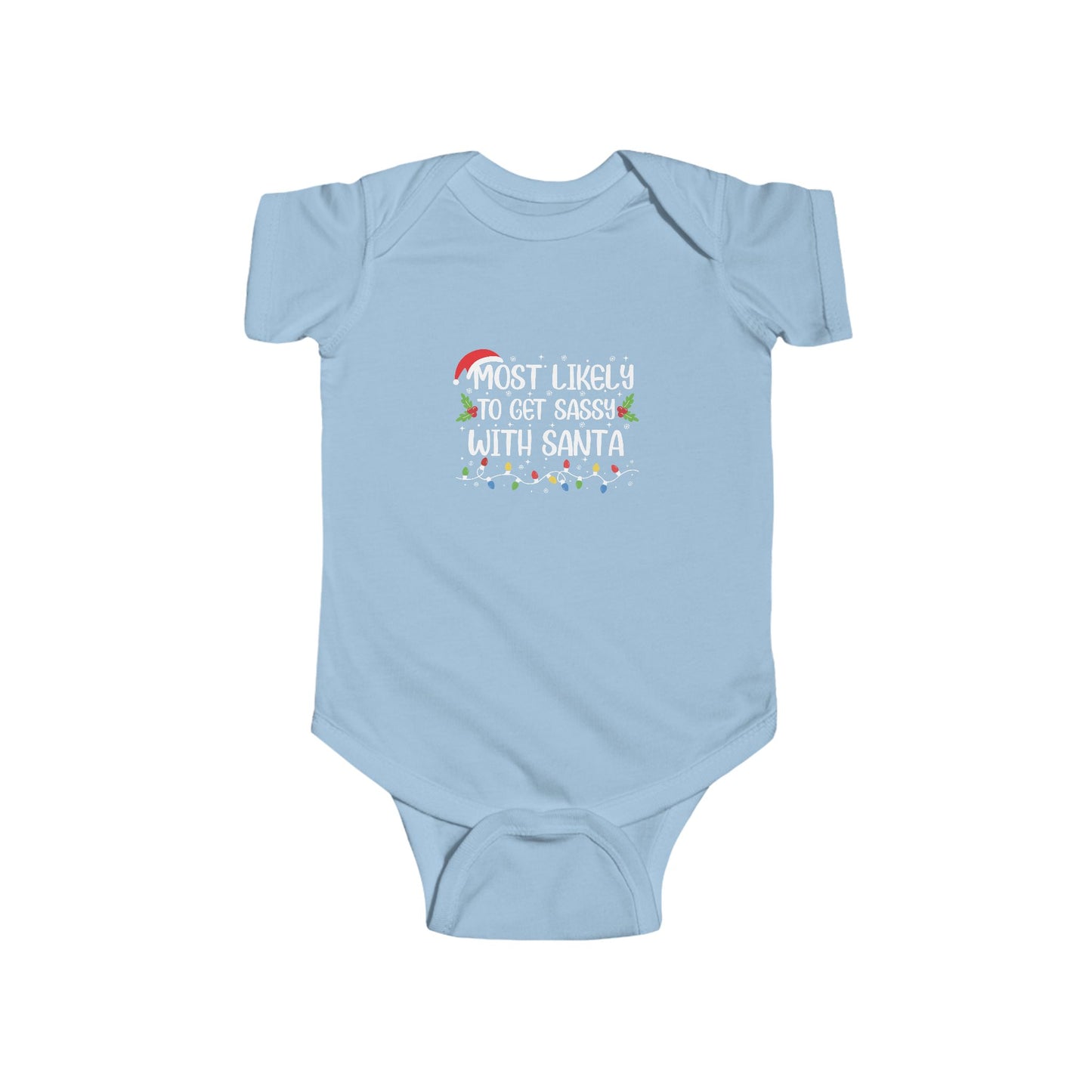 CMS - Most Likely To...Get Sassy With Santa | Infant Fine Jersey Bodysuit