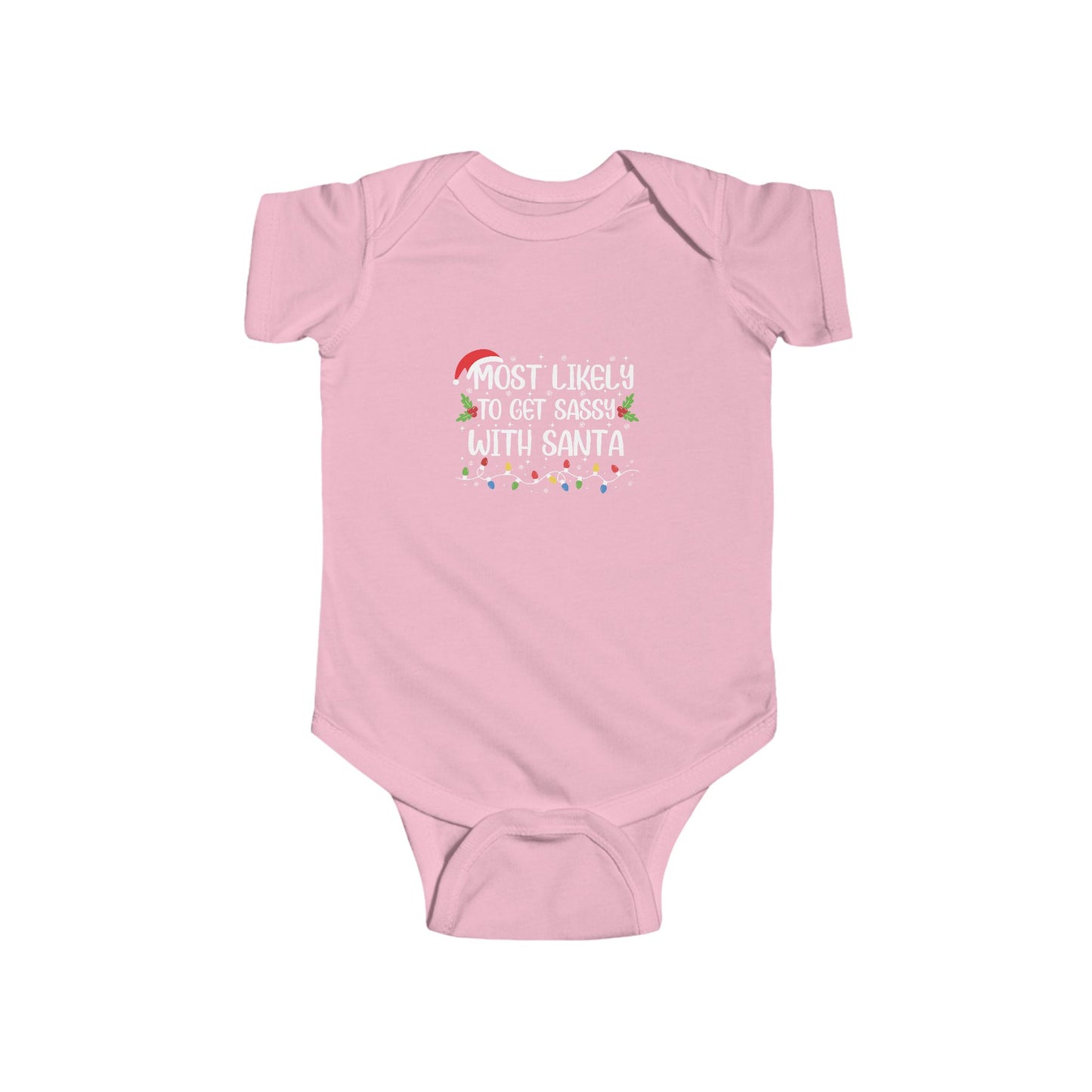 CMS - Most Likely To...Get Sassy With Santa | Infant Fine Jersey Bodysuit