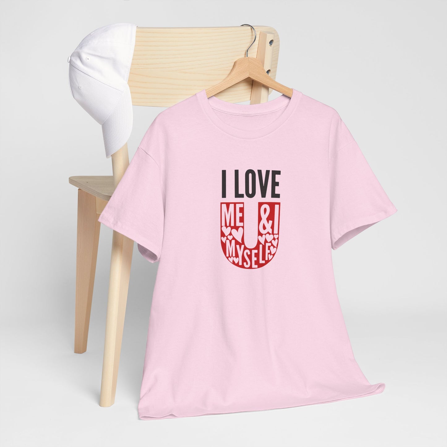 AVL - I Love U/Me, Myself and I | Unisex Heavy Cotton Tee