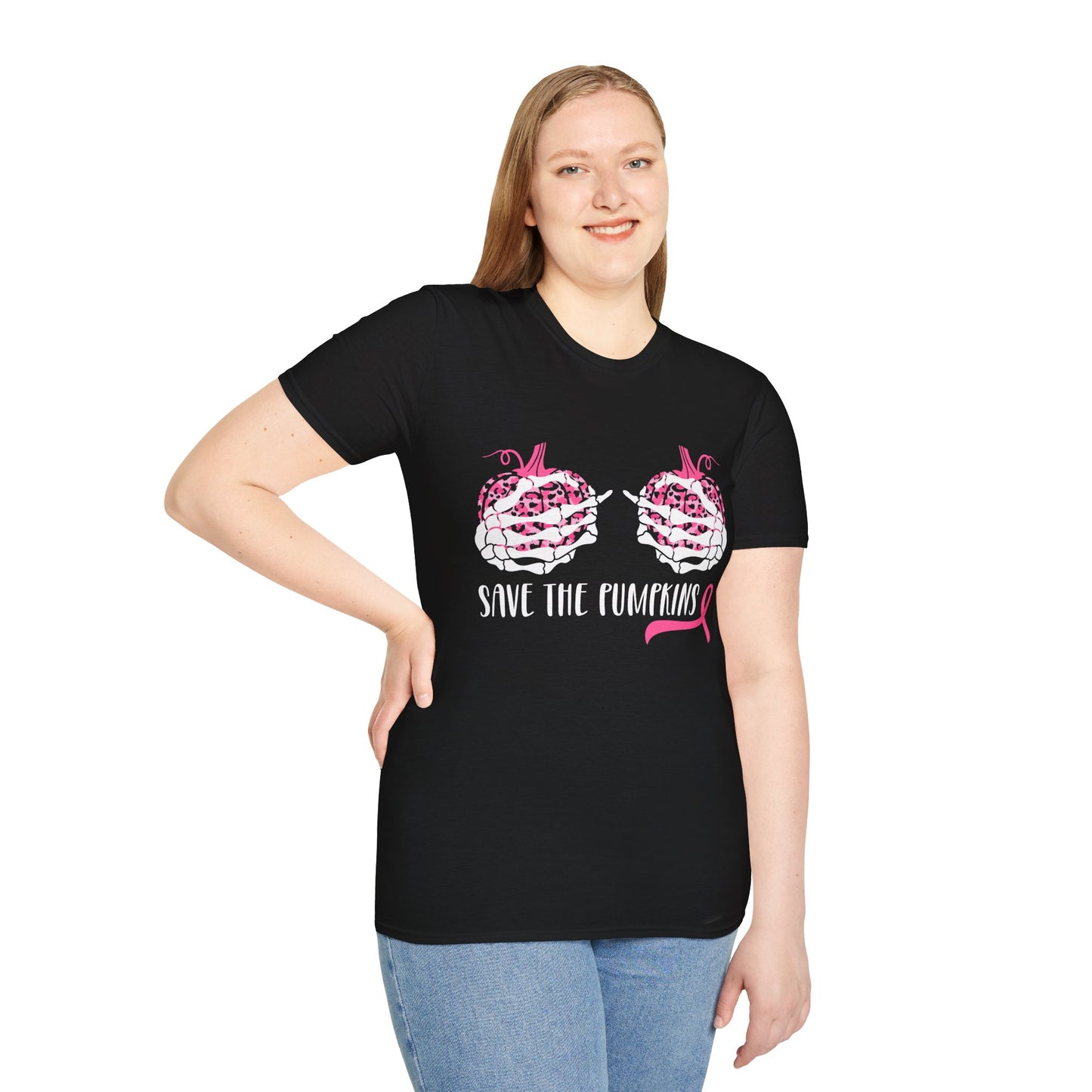Save the Pumpkins Breast Cancer Awareness Tee