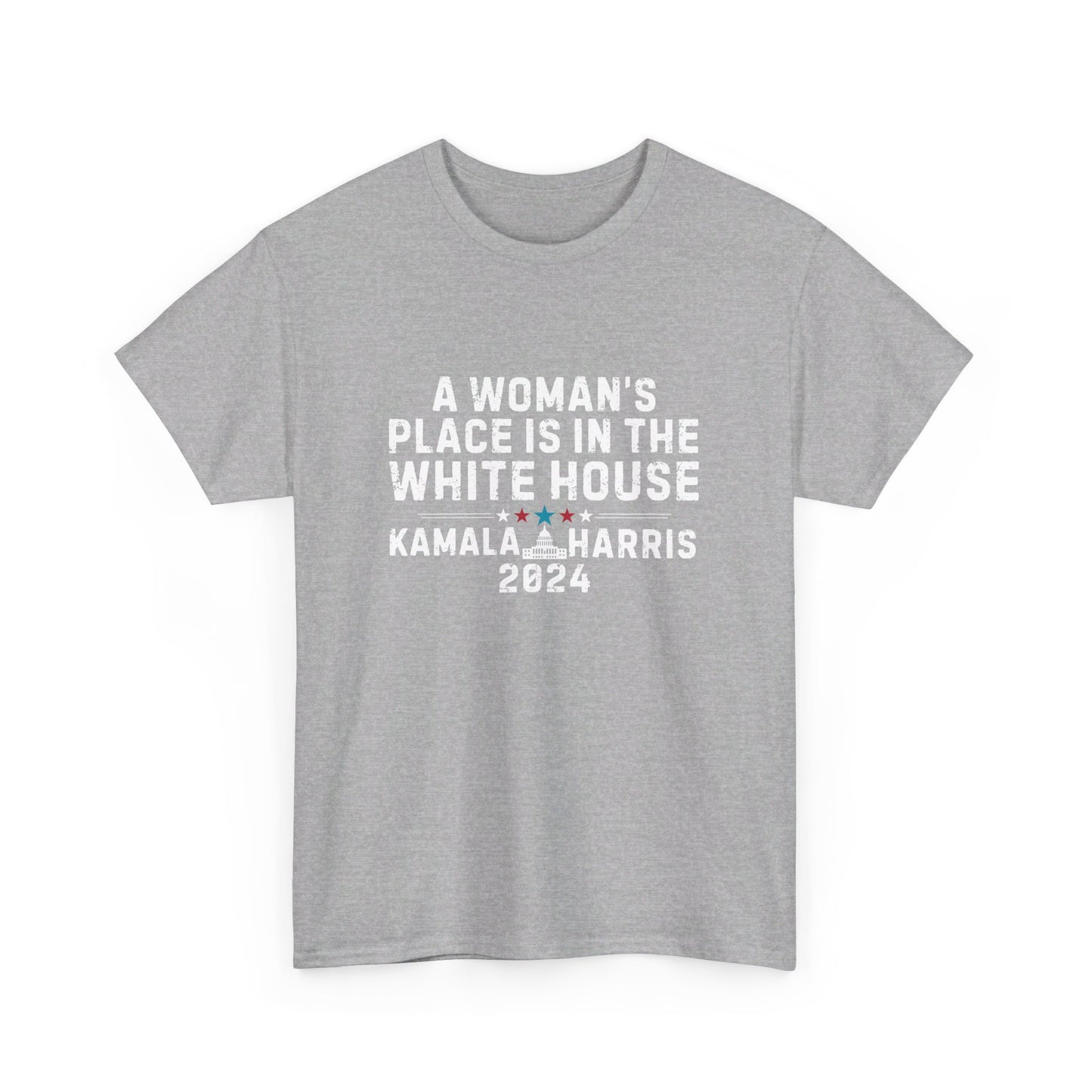 HW24 - A Woman's Place Kamala Harris 2024 | Unisex Heavy Cotton Tee