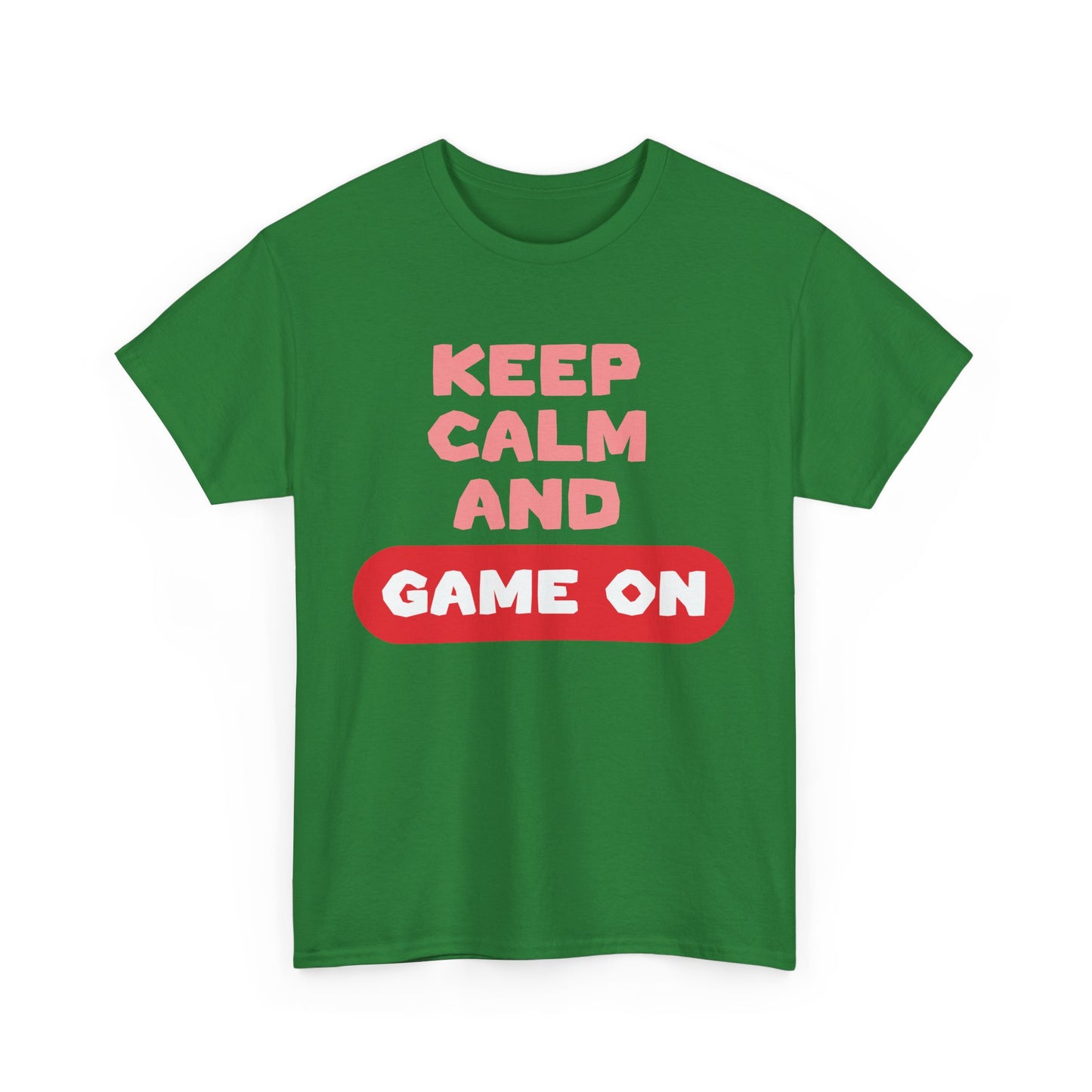 GME- Keep Calm And Game On | Unisex Heavy Cotton Tee