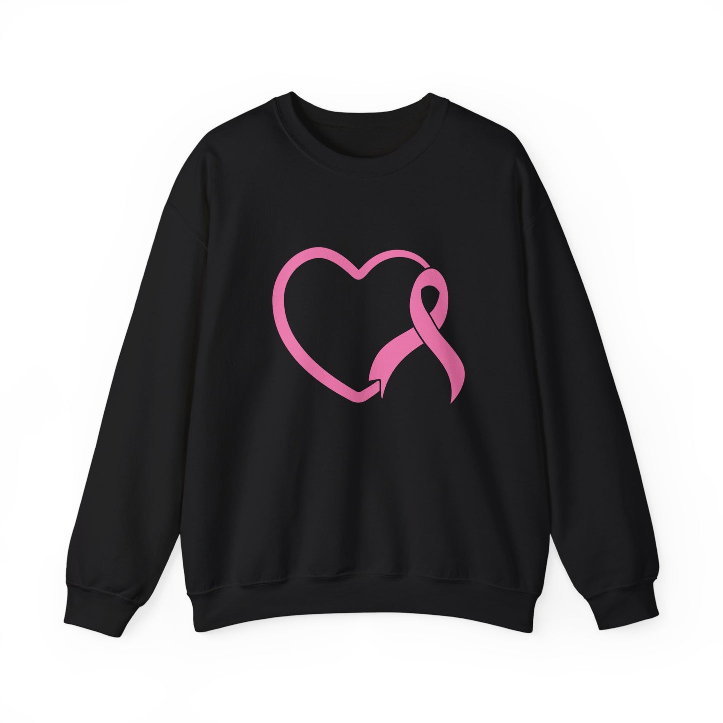 BCA - Pink Ribbon Heart | Unisex Heavy Blend™ Crewneck Sweatshirt