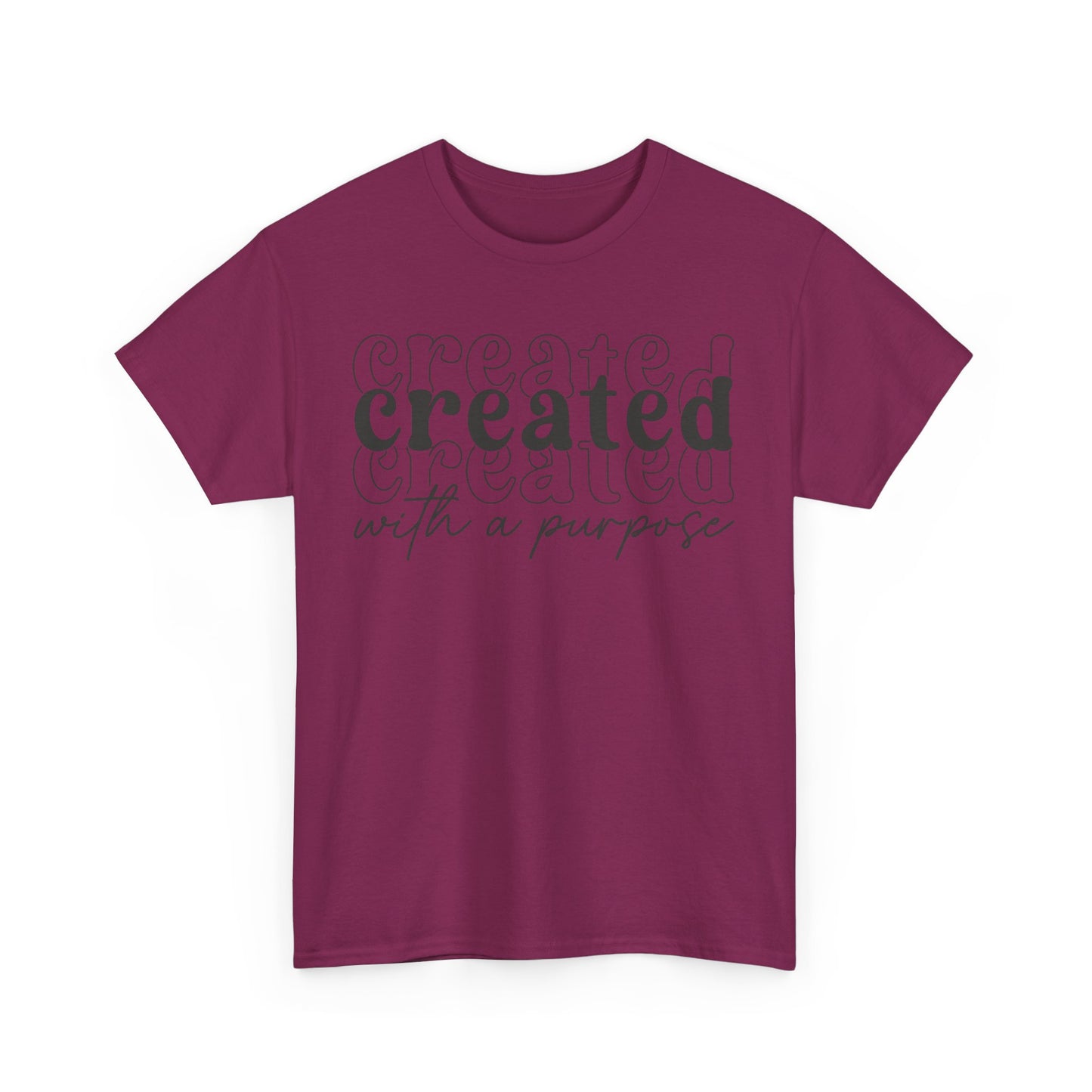 CHW - Created With A Purpose | Unisex Heavy Cotton Tee