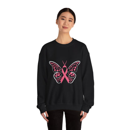 BCA - Pink Butterfly | Unisex Heavy Blend™ Crewneck Sweatshirt