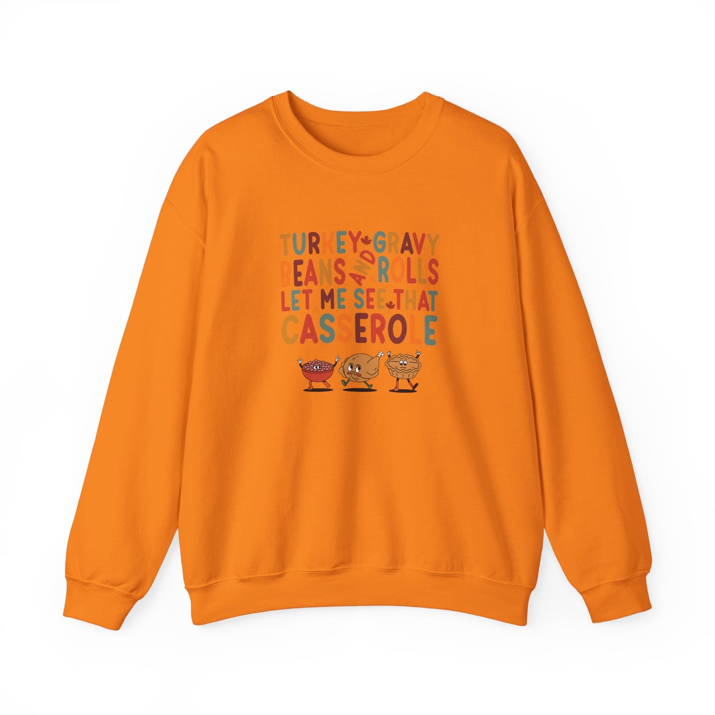 TGV - Turkey, Gravy, Beans & Rolls...| Unisex Heavy Blend™ Crewneck Sweatshirt