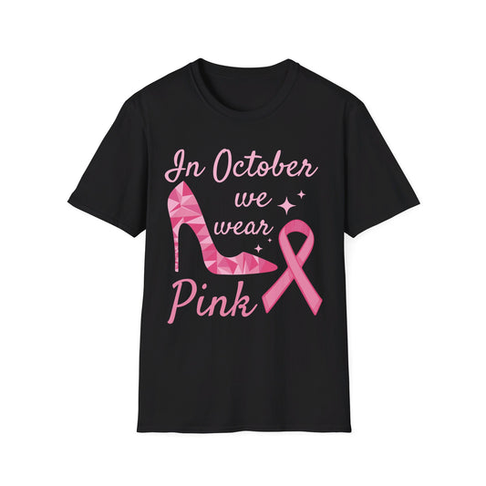 BCA In October We Wear Pink Heels | Softstyle T-Shirt